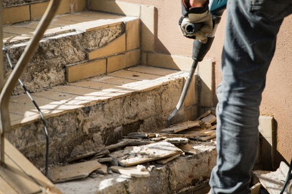 Concrete Stair Demolition in Thousand Oaks